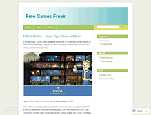 Tablet Screenshot of freegamesfreak.wordpress.com