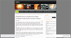 Desktop Screenshot of hapli.wordpress.com