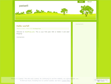 Tablet Screenshot of pastaeli.wordpress.com
