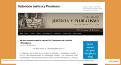 Desktop Screenshot of justiciaypluralidad.wordpress.com