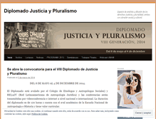 Tablet Screenshot of justiciaypluralidad.wordpress.com