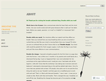 Tablet Screenshot of breatheunlimited.wordpress.com