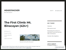 Tablet Screenshot of headcracker.wordpress.com