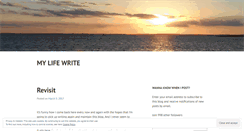 Desktop Screenshot of mylifewrite.wordpress.com