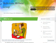 Tablet Screenshot of melkshamwriters.wordpress.com