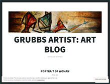 Tablet Screenshot of grubbsartist.wordpress.com