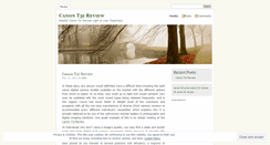 Desktop Screenshot of canont3ireviews.wordpress.com