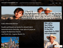 Tablet Screenshot of codyday.wordpress.com