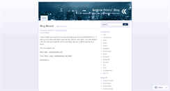 Desktop Screenshot of andrewpeters.wordpress.com