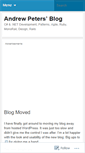 Mobile Screenshot of andrewpeters.wordpress.com