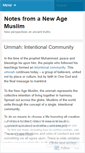 Mobile Screenshot of newagemuslim.wordpress.com