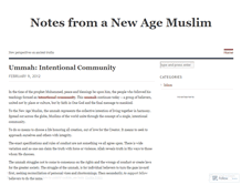 Tablet Screenshot of newagemuslim.wordpress.com