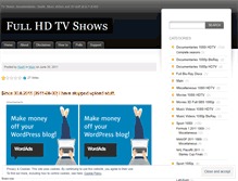 Tablet Screenshot of fullhdtvshows.wordpress.com