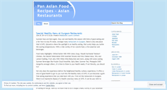 Desktop Screenshot of panasianfood.wordpress.com