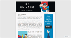 Desktop Screenshot of dcuniverse.wordpress.com