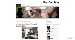 Desktop Screenshot of barefootbirth.wordpress.com