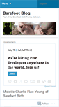 Mobile Screenshot of barefootbirth.wordpress.com