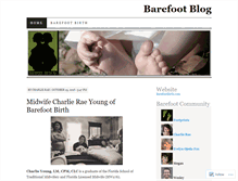 Tablet Screenshot of barefootbirth.wordpress.com