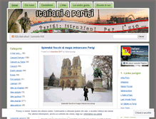 Tablet Screenshot of italianiaparigi.wordpress.com