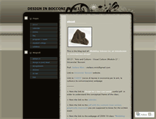 Tablet Screenshot of designbocconi.wordpress.com