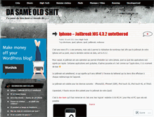 Tablet Screenshot of dasameoldshit.wordpress.com