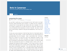 Tablet Screenshot of bwix.wordpress.com