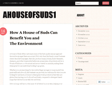Tablet Screenshot of ahouseofsuds1.wordpress.com