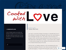 Tablet Screenshot of cookedwithloveblog.wordpress.com