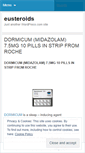 Mobile Screenshot of eusteroids.wordpress.com