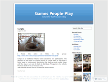 Tablet Screenshot of gamesandplay.wordpress.com