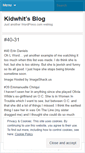 Mobile Screenshot of kidwhit.wordpress.com