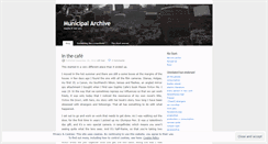 Desktop Screenshot of municipalarchive.wordpress.com