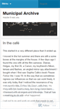 Mobile Screenshot of municipalarchive.wordpress.com