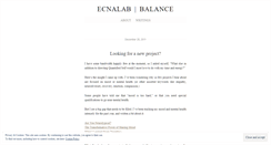 Desktop Screenshot of ecnalab.wordpress.com