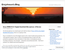 Tablet Screenshot of ericjohnson10.wordpress.com