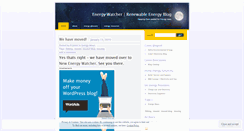 Desktop Screenshot of energywatcher.wordpress.com