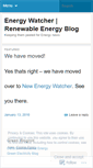 Mobile Screenshot of energywatcher.wordpress.com