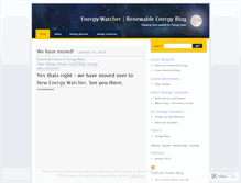 Tablet Screenshot of energywatcher.wordpress.com