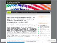 Tablet Screenshot of jmlefrancais.wordpress.com