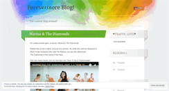 Desktop Screenshot of forevermoreblog.wordpress.com