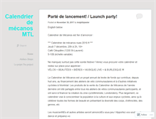Tablet Screenshot of calendrierdemecanos.wordpress.com