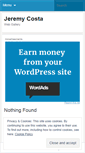 Mobile Screenshot of jeremycosta.wordpress.com