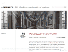 Tablet Screenshot of durwined.wordpress.com