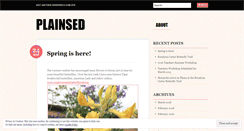 Desktop Screenshot of plainsed.wordpress.com