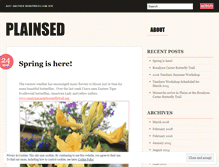 Tablet Screenshot of plainsed.wordpress.com