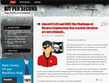 Tablet Screenshot of bitpersecond.wordpress.com