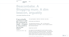 Desktop Screenshot of beaconbabe.wordpress.com