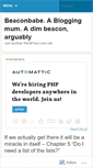 Mobile Screenshot of beaconbabe.wordpress.com