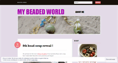 Desktop Screenshot of mybeadedworld.wordpress.com