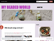 Tablet Screenshot of mybeadedworld.wordpress.com